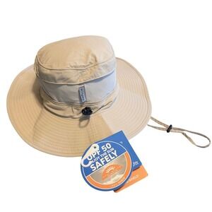 Columbia PFG Backcast Booney Hat Fossil Tan UPF 50 Fishing Sun Hat L/XL CU7835
